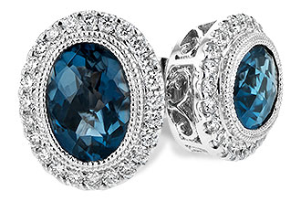 G216-37650: EARR 1.76 LONDON BLUE TOPAZ 2.01 TGW