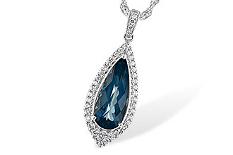 G216-39468: NECK 2.40 LONDON BLUE TOPAZ 2.65 TGW