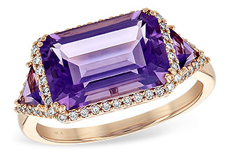 G217-28586: LDS RG 3.48 TW AMETHYST 3.70 TGW (12x8MM)