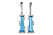 G217-28623: EARR 6.12 TW BLUE TOPAZ 6.33 TGW