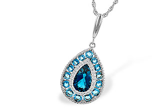 G217-31341: NECK 2.55 TW BLUE TOPAZ 2.65 TGW