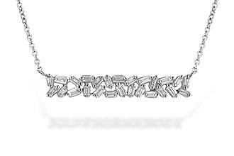 G217-32186: NECK .24 TW BAGUETTES