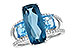 G217-33132: LDS RG 6.40 TW BLUE TOPAZ 6.67 TGW