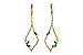 G217-33168: EARR .42 GREEN GARNET .77 TGW