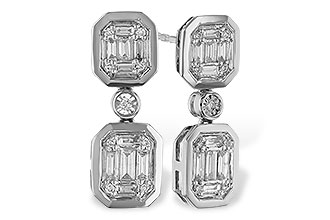 G301-82241: EARRINGS .38 BAG .45 TW