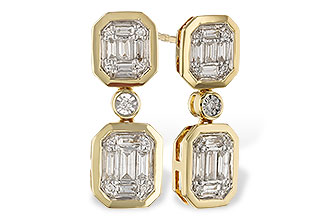 G301-82241: EARRINGS .38 BAG .45 TW