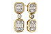 G301-82241: EARRINGS .38 BAG .45 TW