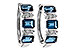 G301-84068: EARRINGS 1.37 TW LONDON BLUE TOPAZ 1.48 TGW