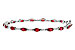 G301-84086: BRACELET 4.65 RUBY 4.97 TGW (7")