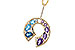 G301-85868: NECKLACE 1.77 SEMI-PREC (AMY & BT) 1.90 TGW