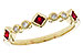 G301-85895: LDS WED RG .22 RUBY .27 TGW