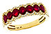 G301-89468: LDS WED RG 1.40 TW RUBY 1.57 TGW