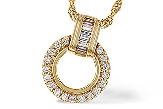 G301-90450: NECKLACE .12 BAG .33 TW