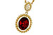 G302-73132: NECKLACE 2.10 GARNET 2.12 TGW (9x7MM GAR)