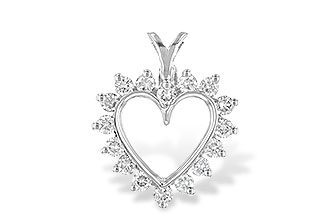 H033-66813: HEART PENDANT .45 TW