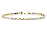H215-54013: BRACELET 2.22 YELLOW DIA 3.04 TW