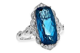 H217-28550: LDS RG 6.75 LONDON BLUE TOPAZ 6.90 TGW