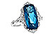 H217-28550: LDS RG 6.75 LONDON BLUE TOPAZ 6.90 TGW (16x8MM BT)