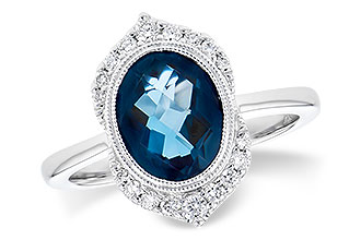 H300-07695: LDS RG 1.86 LONDON BLUE TOPAZ 2.00 TGW