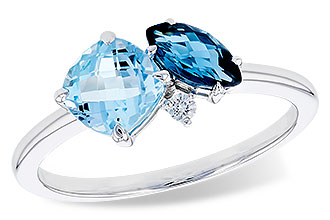 H300-93132: LDS RG 1.49 TW BLUE TOPAZ 1.52 TGW