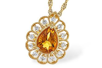 H300-94077: NECK .62 CITRINE .75 TGW