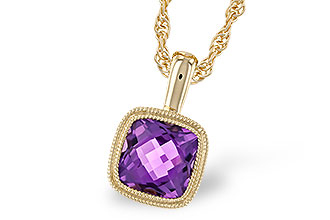 H300-97641: NECKLACE .82 AMETHYST