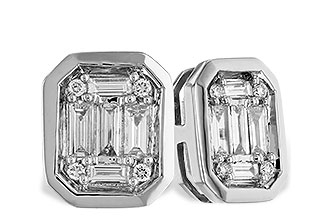 H300-97695: EARRINGS .24 BAG .28 TW