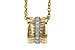 H300-98586: NECKLACE .24 TW