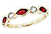 H301-83132: LDS RG .52 TW GARNET .64 TGW
