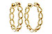 H301-83141: GOLD EARRINGS (18MM)