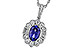H301-83150: NECKLACE .80 TANZANITE 1.15 TGW (7x5MM OV)