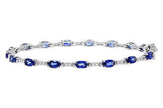H301-84086: BRACELET 4.92 SAPPHIRE 5.24 TGW (7")