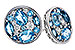 H301-85850: EARRINGS 1.02 TW BLUE TOPAZ 1.18 TGW