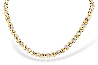 H301-86813: NECKLACE .87 TW (17")