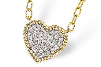 H301-87650: NECKLACE .32 TW (18")