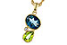 H301-90404: NECKLACE 2.43 SEMI-PREC (PER,LBT) 2.45 TGW