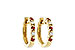 K028-21295: EARRINGS .17 RUBY .26 TGW