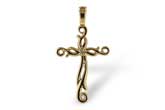 K033-67677: CROSS PENDANT .01 BR