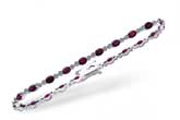 K210-99477: BRACELET 4.08 RUBY 4.55 TGW