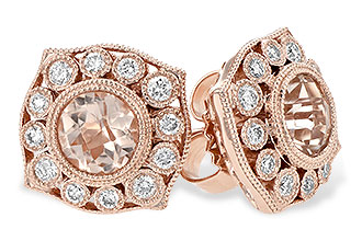 K215-49477: EARR .75 MORGANITE .98 TGW