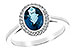 K216-37659: LDS RG 1.27 LONDON BLUE TOPAZ 1.42 TGW