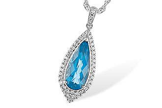 K216-39477: NECK 2.40 BLUE TOPAZ 2.65 TGW