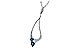 K216-43104: NECK .83 BLUE TOPAZ 1.00 TGW