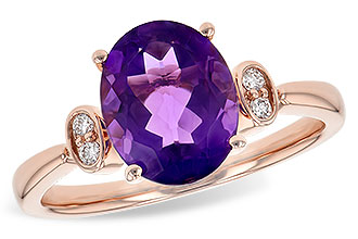 K217-35822: LDS RG 2.10 AMETHYST 2.16 TGW (10x8MM AMY)