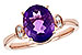 K217-35822: LDS RG 2.10 AMETHYST 2.16 TGW (10x8MM AMY)
