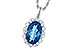 K300-08595: NECK 3.60 LONDON BLUE TOPAZ 3.77 TGW (12x8MM LBT)