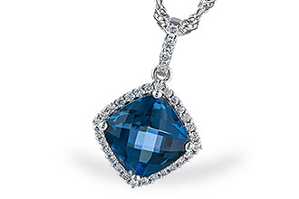 K300-94950: NECK 1.09 LONDON BLUE TOPAZ 1.20 TGW