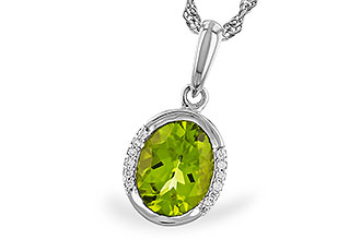 K300-94977: NECKLACE 1.72 TW PERIDOT 1.75 TGW (9x7 PER)