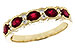 K300-96768: LDS WED RG .88 TW RUBY 1.00 TGW (4x3MM RUBY)