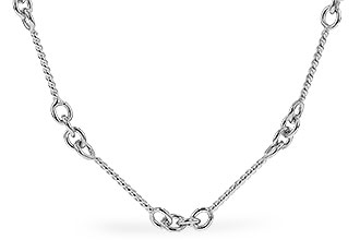 K300-96804: TWIST CHAIN (18", 0.8MM, 14KT, LOBSTER CLASP)